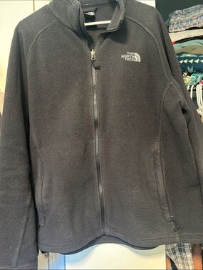The North Face Black Fleece Jacket Size Large